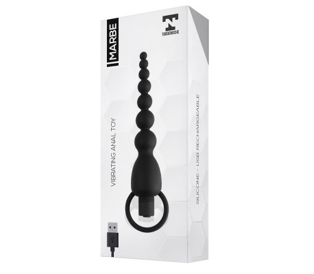 Marbe Cadena Anal con Vibración USB Silicona