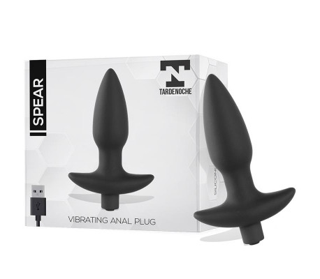 Spear Plug Anal con Vibracion USB Silicona