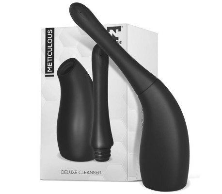 Meticulous Ducha Anal Deluxe Silicona Negro