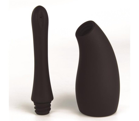 Meticulous Ducha Anal Deluxe Silicona Negro