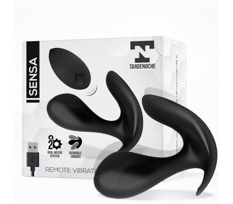 Sensa Estimulador Control Remoto USB SIlicona Líquida Negro