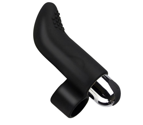Fivib Estimulador de Dedo USB Silicona Negro
