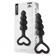 Cuore Plug Anal Silicona Negro
