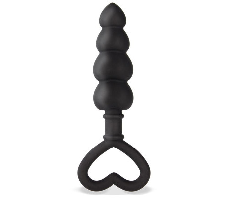 Cuore Plug Anal Silicona Negro