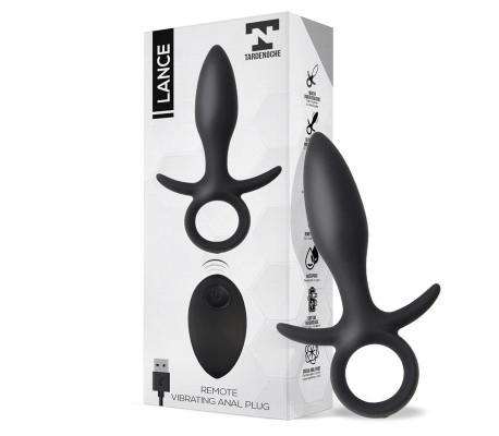 Lance Plug Anal Control Remoto Silicona Liquida USB