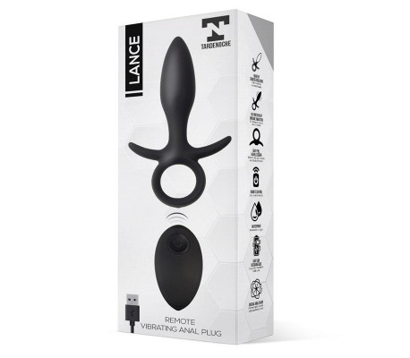 Lance Plug Anal Control Remoto Silicona Liquida USB