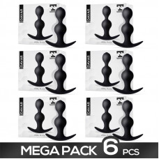 Pack de 6 Davar Plug Anal de Silicona