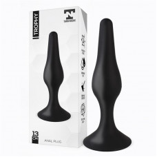 Trophy Plug Anal 13 cm Silicona Negro