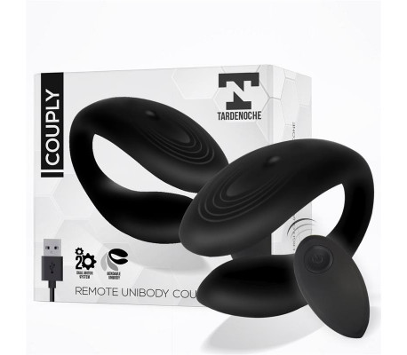 Couply Juguete para Parejas con Control Remoto USB Unibody Silicona Líquida