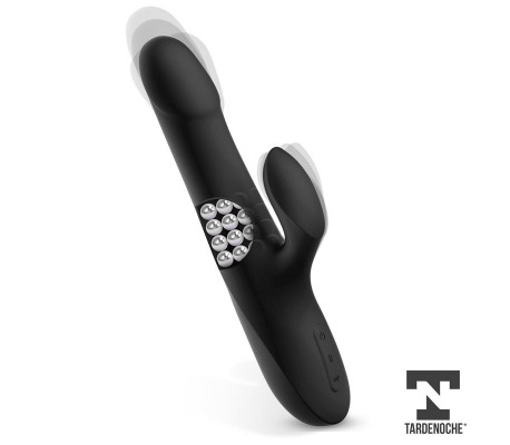 Squidy Vibrador Función de Movimiento Up and Down y Bolas Rotadoras USB Silicona