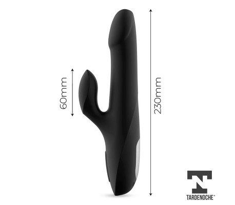 Squidy Vibrador Función de Movimiento Up and Down y Bolas Rotadoras USB Silicona