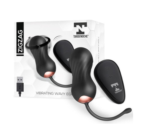 Zigzag Huevo Zigzageante y Vibrador con Control Remoto