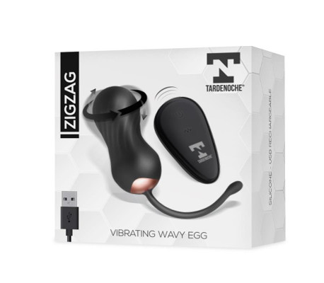 Zigzag Huevo Zigzageante y Vibrador con Control Remoto