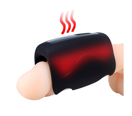 Waver Masturbador Masculino Función Calor y Vibración Flexible USB Silicona