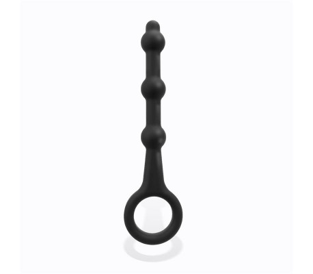 Elmer Plug Anal con Aro de Fácil Extracción Silicona Negro