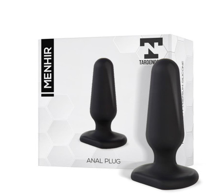 Menhir Plug Anal Silicona Negro