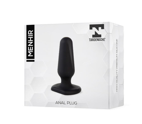 Menhir Plug Anal Silicona Negro