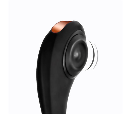 Pulsar Vibrador con Pulsación y Esqueleto Articulado Silicona USB