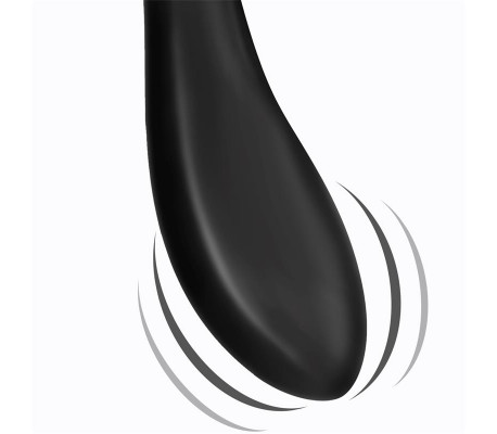 Pulsar Vibrador con Pulsación y Esqueleto Articulado Silicona USB