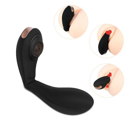 Pulsar Vibrador con Pulsación y Esqueleto Articulado Silicona USB