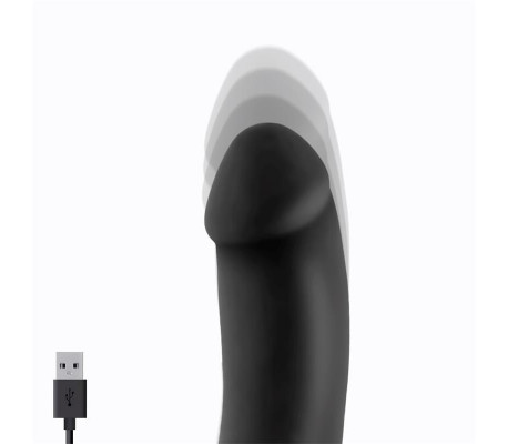 Angus Vibrador con Función de Movimiento Thrusting 2 Motores Silicona USB