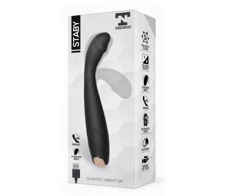 Staby Vibrador Silicona Flexible-Bendable