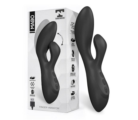 Mabo Vibrador Punto G Movimiento Finger Silicona Unibody