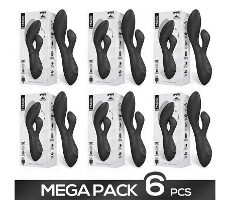 Pack de 6 Mabo Vibrador Punto G con Movimiento Finger Silicona Unibody