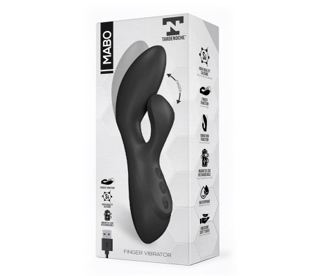 Mabo Vibrador Punto G Movimiento Finger Silicona Unibody