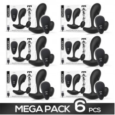 Pack de 6 ud Aquen Estimulador Prostático y Perineo Silicona Líquida