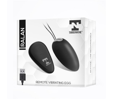 Ralan Huevo Vibrador con Control Remoto USB Magnético