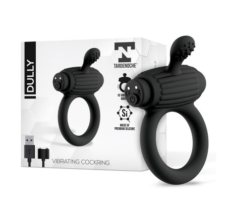 Dully Anillo Vibrador Silicona USB Magnético