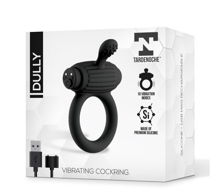 Dully Anillo Vibrador Silicona USB Magnético