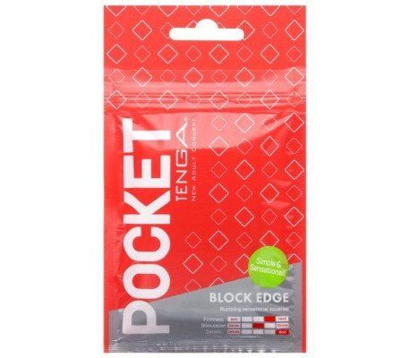 Masturbador Pocket Block Edge
