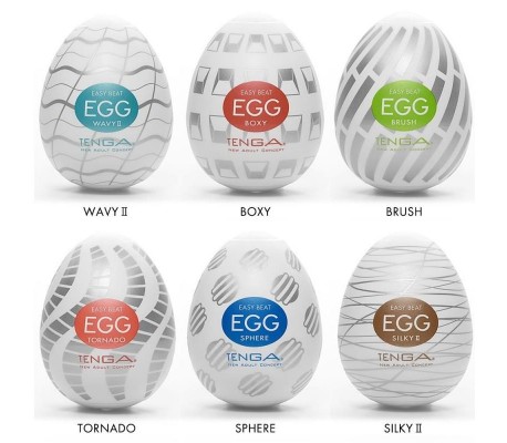 Pack de 6 Huevos Tenga Egg Standard Package