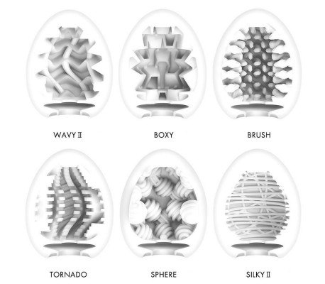 Pack de 6 Huevos Tenga Egg Standard Package