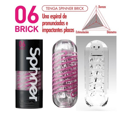 Masturbador Masculino Spinner 06 Brick