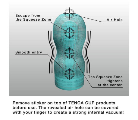 Masturbador Tenga Original Vacuum Cup Extra Cool