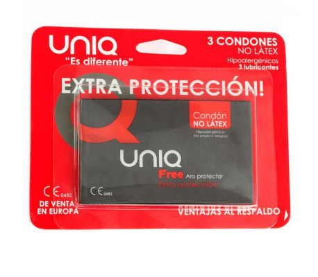 Preservativos Free Condoms sin Latex 3 Unidades
