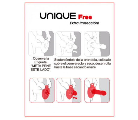 Preservativos Free Condoms sin Latex 3 Unidades