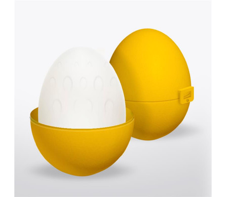 Grovy Huevo Masturbador Elástico Amarillo