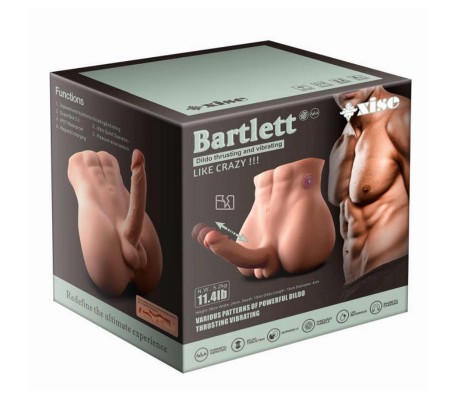 Batlett Masturbador con Pene y Ano, Vibración y Thrusting