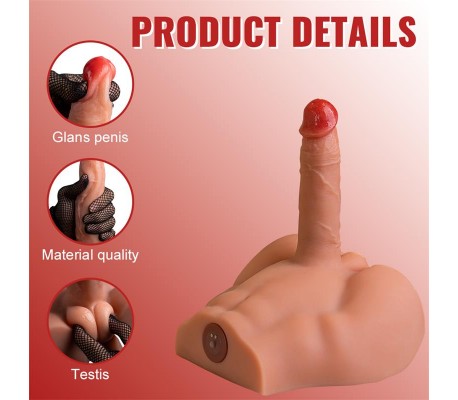 Peel Masturbador con Dildo y Ano Ass con Vibración y Thrusting