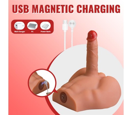 Peel Masturbador con Dildo y Ano Ass con Vibración y Thrusting