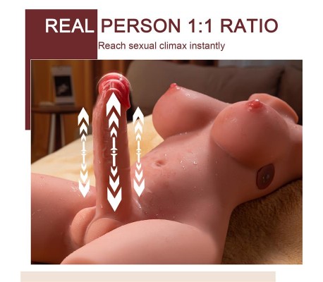 Miah Lady Boy Masturbador con Vibración y Thrusting