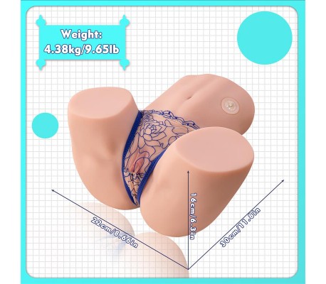 Masturbador Torso Maya con Vibración y Sucking 4.5 kg