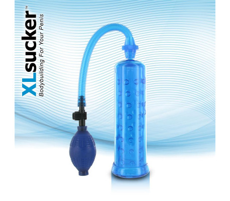 Xlsucker Bomba de Succión para Pene Azul
